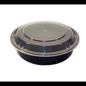 25 Plastic Meal Prep Food Containers Bowls w/Lids